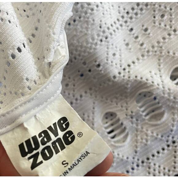 Wave Zone Womens White Swim Cover Up Top Small - Picture 3 of 9